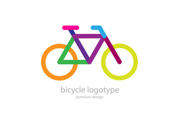 Bicycle. Bike logo.