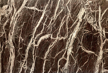 Obraz na płótnie Canvas Marble dark black stone texture with white streaks.