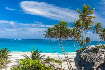 Deurstickers Bottom Bay-strand in Barbados © Fyle