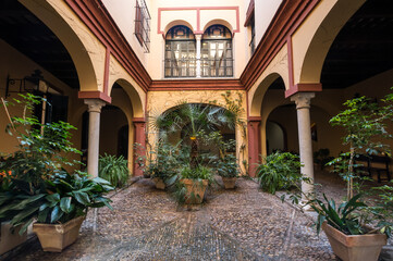 Fototapeta na wymiar View of the house in Seville
