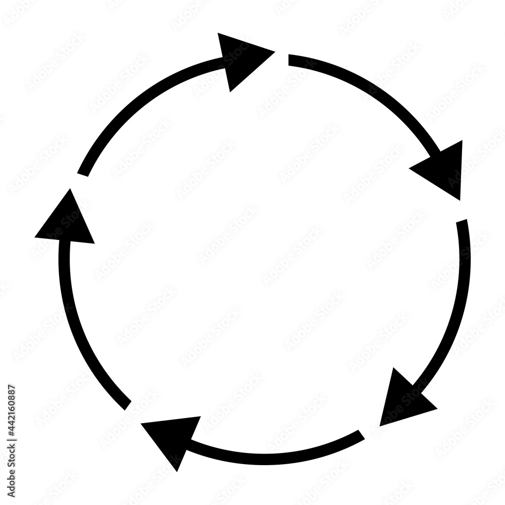 Poster cursor arrow icon. forward icon. recycle icon set. simple design. vector illustration. stock image.
