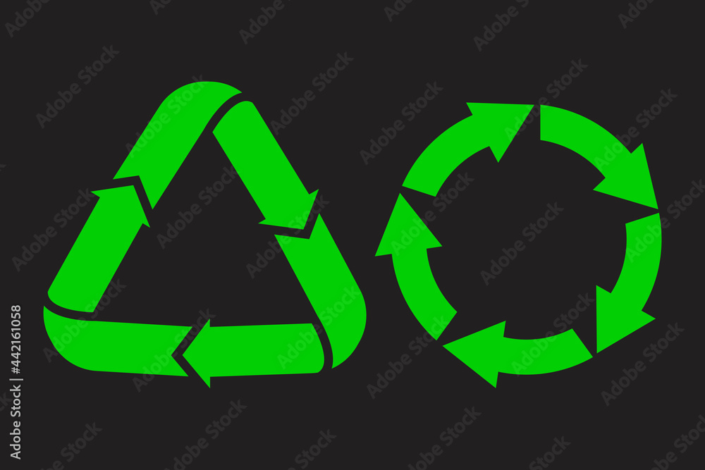Poster cursor arrow icon set. forward icon. recycle icon set. simple design. vector illustration. stock ima