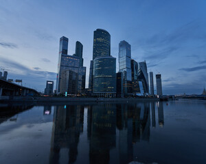 Obraz na płótnie Canvas Moscow-city