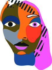 painting transgender, woman, man, underground