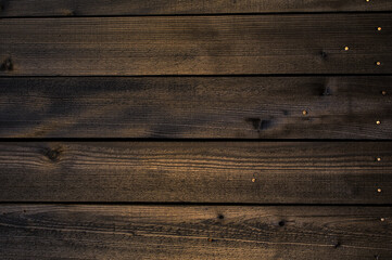 Dark wooden background, wooden wall, wooden floor, dark board