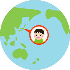 地球ー発見ー子供