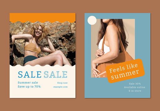 Colorful Summer Flyer Layout