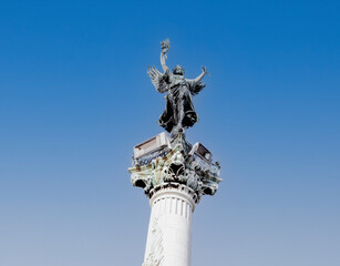 Das Monument Aux Girondins. Esplanade des Quinconces. Aux Girondins, Bordeaux, Aquitanien, Gironde,...