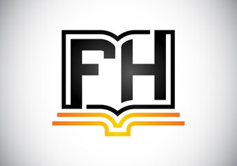 Initial F H Letter Logo With Creative Modern Business Typography Vector Template. Creative Abstract  Monogram Letter F H