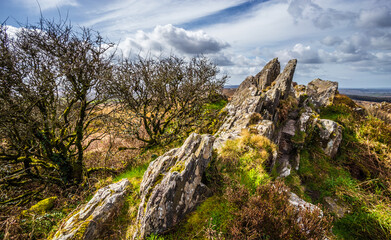 Roc'h Trevezel summit in Brittany