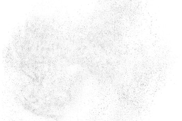 Distressed black texture. Dark grainy texture on white background. Dust overlay textured. Grain noise particles. Rusted white effect. Grunge design elements. Vector illustration, EPS 10.