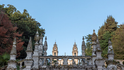 Fototapeta na wymiar Sanctuary of Nossa Senhora dos Remedios in Portugal