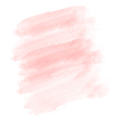 Abstract Pastel Red Watercolor Stain
