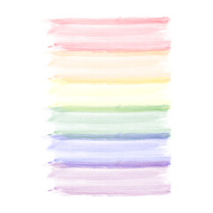 Abstract Rainbow Shades Watercolor Background