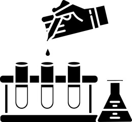 Blood Icon. Medical Check up concept icon style 