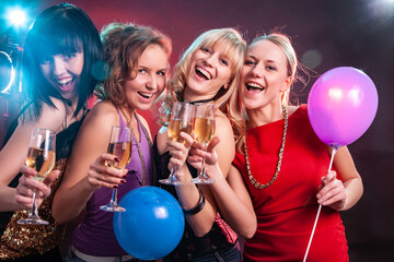 girls on party