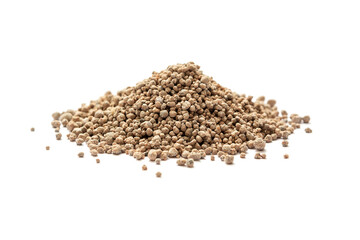 Heap of mineral fertilizers