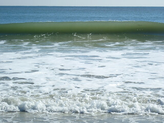 Ocean waves at the beach