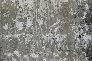 Industrial cracked plastered concrete wall