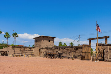 Sunny view of the Old Las Vegas Mormon Fort State Historic Park © Kit Leong