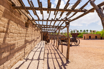 Sunny view of the Old Las Vegas Mormon Fort State Historic Park © Kit Leong
