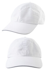Cap on both sides close-up on a white. Isolated