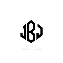 JBJ letter logo design with polygon shape. JBJ polygon logo monogram. JBJ cube logo design. JBJ hexagon vector logo template white and black colors. JBJ monogram, JBJ business and real estate logo. 