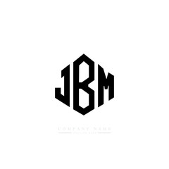 JBM letter logo design with polygon shape. JBM polygon logo monogram. JBM cube logo design. JBM hexagon vector logo template white and black colors. JBM monogram, JBM business and real estate logo. 