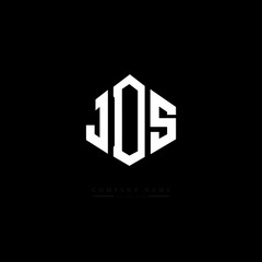 JDS letter logo design with polygon shape. JDS polygon logo monogram. JDS cube logo design. JDS hexagon vector logo template white and black colors. JDS monogram, JDS business and real estate logo. 