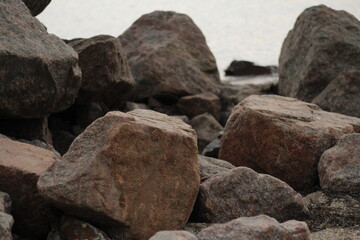 rock in the mountains