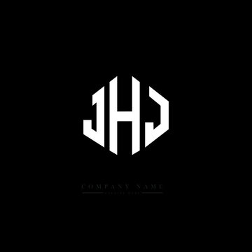 JHJ letter logo design with polygon shape. JHJ polygon logo monogram. JHJ cube logo design. JHJ hexagon vector logo template white and black colors. JHJ monogram, JHJ business and real estate logo. 