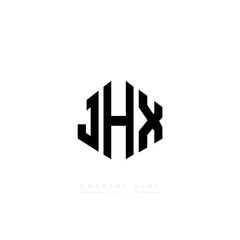 JHX letter logo design with polygon shape. JHX polygon logo monogram. JHX cube logo design. JHX hexagon vector logo template white and black colors. JHX monogram, JHX business and real estate logo. 