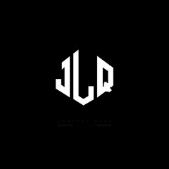 JLQ letter logo design with polygon shape. JLQ polygon logo monogram. JLQ cube logo design. JLQ hexagon vector logo template white and black colors. JLQ monogram, JLQ business and real estate logo. 