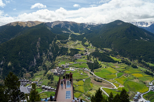 Observation deck Roc Del Quer, Andorra.