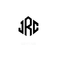 JRC letter logo design with polygon shape. JRC polygon logo monogram. JRC cube logo design. JRC hexagon vector logo template white and black colors. JRC monogram, JRC business and real estate logo. 