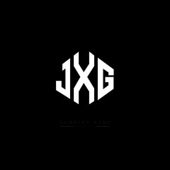 JXG letter logo design with polygon shape. JXG polygon logo monogram. JXG cube logo design. JXG hexagon vector logo template white and black colors. JXG monogram, JXG business and real estate logo. 