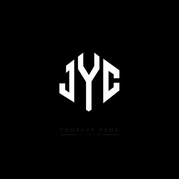 JYC letter logo design with polygon shape. JYC polygon logo monogram. JYC cube logo design. JYC hexagon vector logo template white and black colors. JYC monogram, JYC business and real estate logo. 