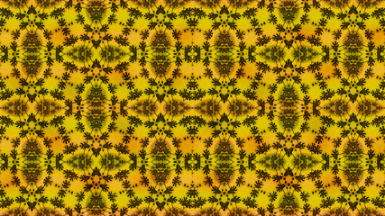 Colorful African fabric - Seamless and textured pattern, illustration 