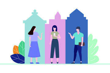 people who work in the city