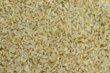 white rice grain close-up for background