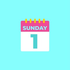 minimal calendar vector