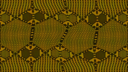 Colorful African fabric – Seamless pattern