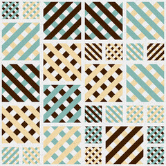 Abstract Geometric Pattern generative computational art illustration