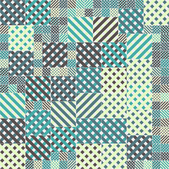 Abstract Geometric Pattern generative computational art illustration