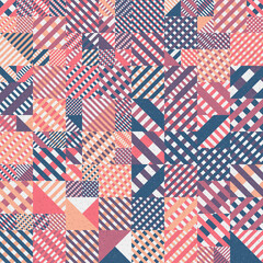 Abstract Geometric Pattern generative computational art illustration
