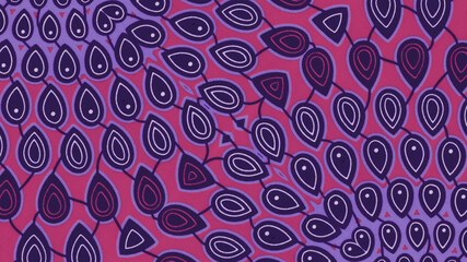 Colorful African fabric – Seamless pattern, cotton, photo