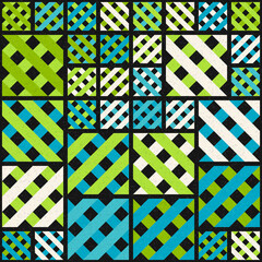 Obraz premium Abstract Geometric Pattern generative computational art illustration