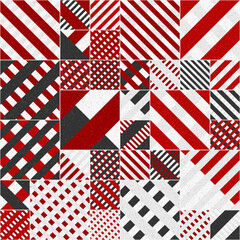 Abstract Geometric Pattern generative computational art illustration