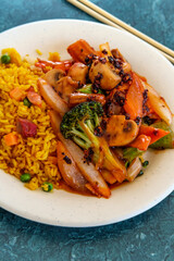 Spicy Chinese Sauteed Vegetables