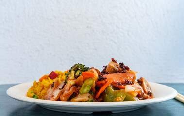 Spicy Chinese Sauteed Vegetables